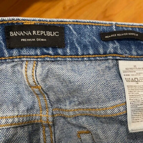 Banana Republic High Rise Relaxed cut Boot cut denim - Picture 2 of 3